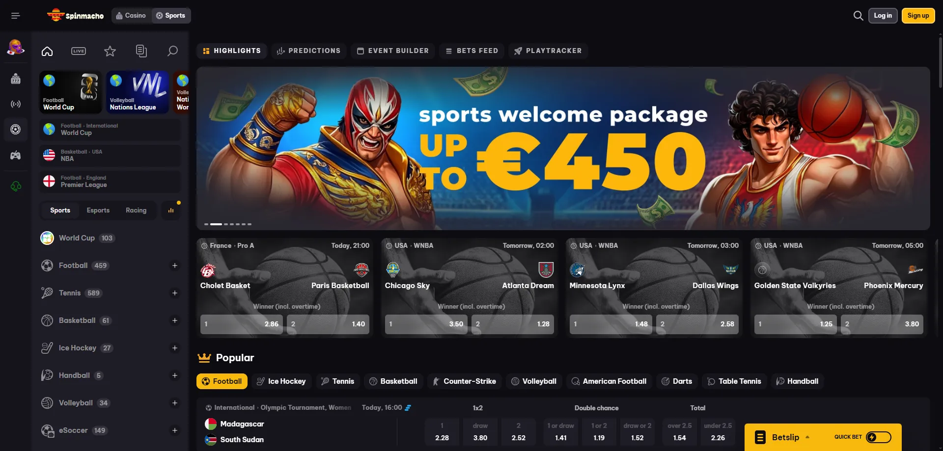 spinmacho-sport1 SpinMacho Casino scommesse sportive – quote e mercati live Italia